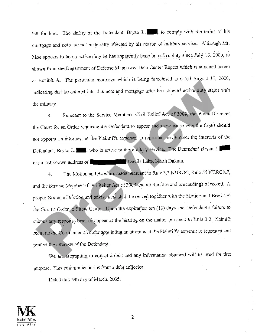 Preview A03 Motion and Brief for Appointment of Legal Counsel for Defendant