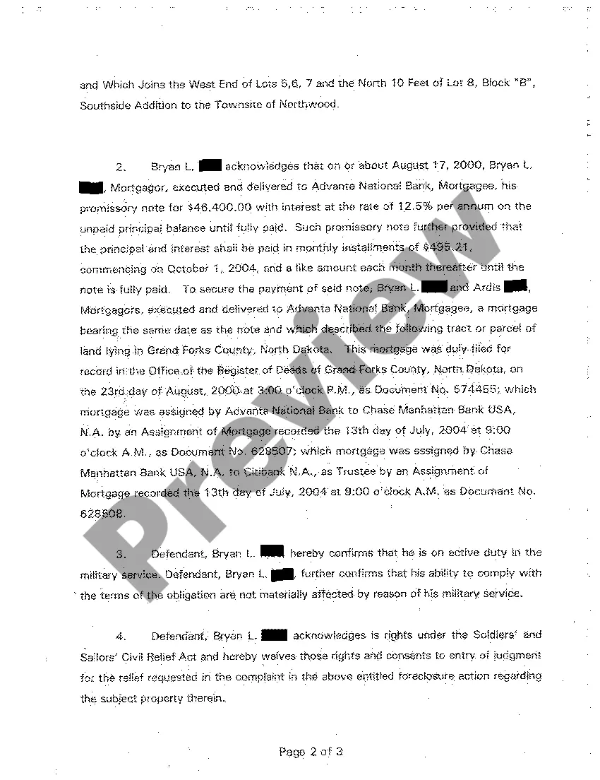 Get A06 Stipulation for Entry of Judgment Preview A06 Stipulation for Entry of Judgment