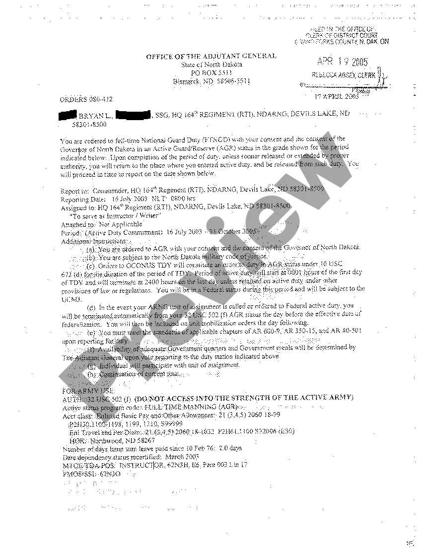 Preview A07 Affidavit of Default, Identity and Military Service