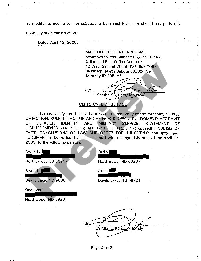 Preview A08 Motion and Brief for Default Judgment