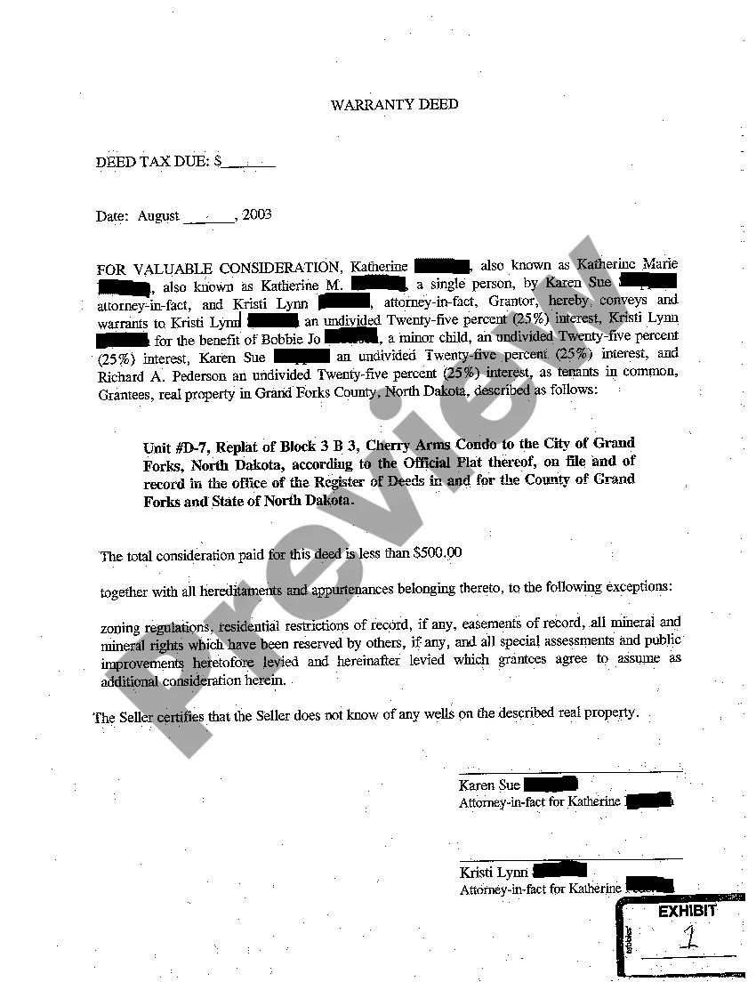 Preview A01 Petition for Reform of Deed