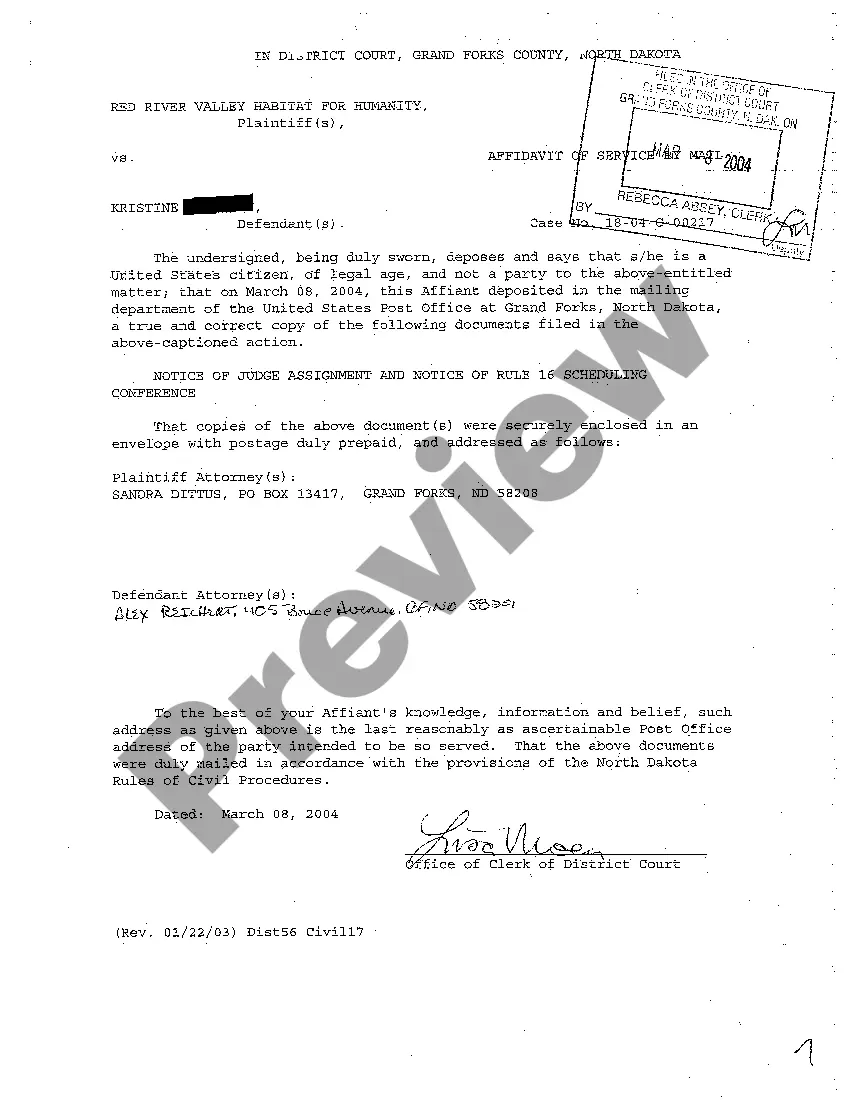 Preview A03 Scheduling Order Expedited Track