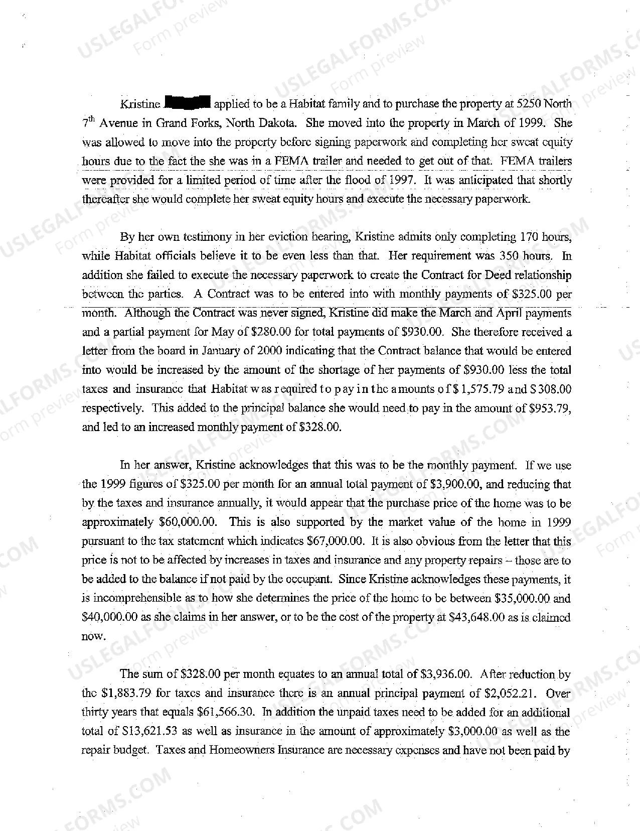 Preview A05 Trial Brief for Quiet Title Action