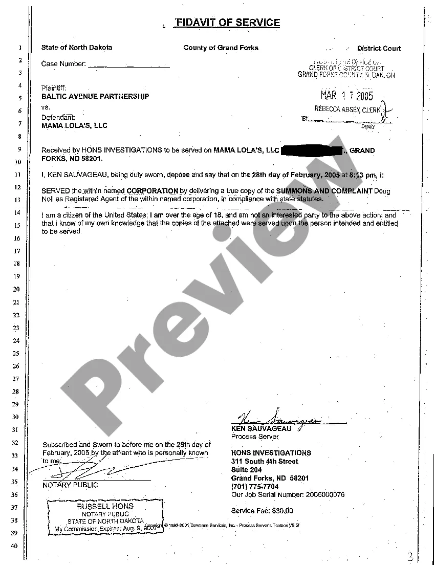Get A01 Complaint for Declaratory Judgment as to Ownership of Improvements Made by Evicted Tenant to Leased Premises Preview A01 Complaint for Declaratory Judgment as to Ownership of Improvements Made by Evicted Tenant to Leased Premises