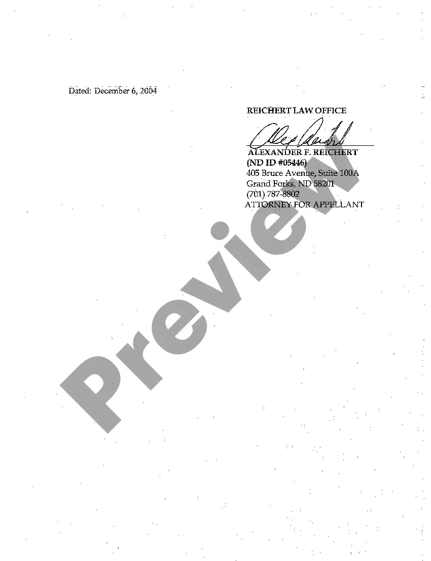 Preview A01 Appellant's Notice of Appeal and Specification of Error