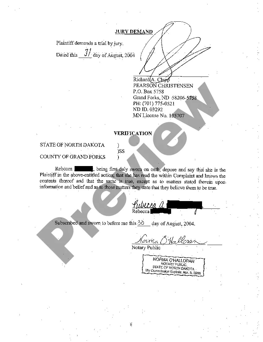 Preview A01 Complaint for Medical Malpractice Where Patient's Respirator was Secured Too Tightly Causing Pressure Ulcers on Mouth