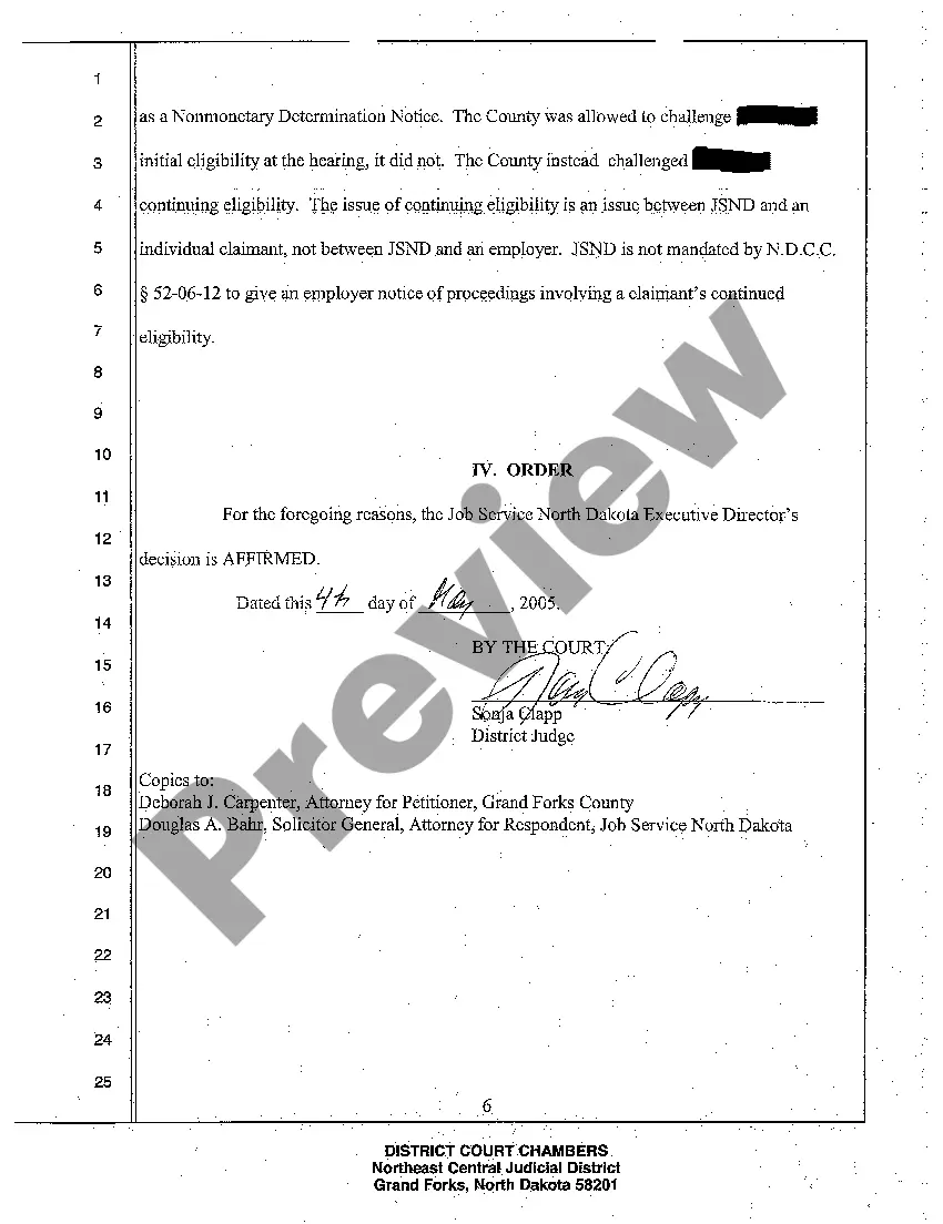 Get A04 Court's Order Affirming Decision by Respondent Preview A04 Court's Order Affirming Decision by Respondent