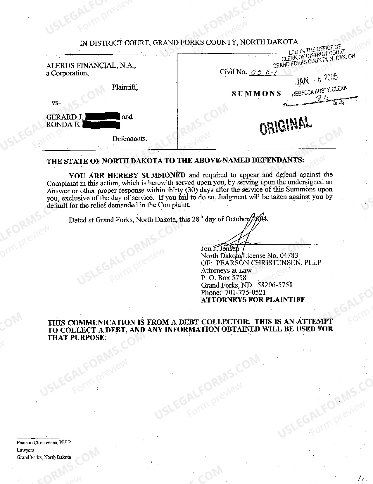 Preview A01 Complaint for Breach of Loan Agreement