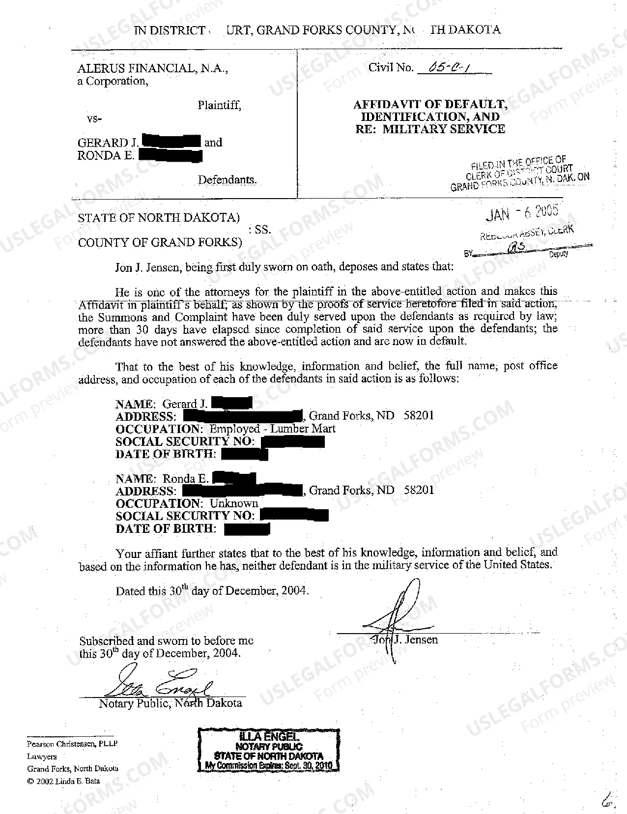 Preview A01 Complaint for Breach of Loan Agreement