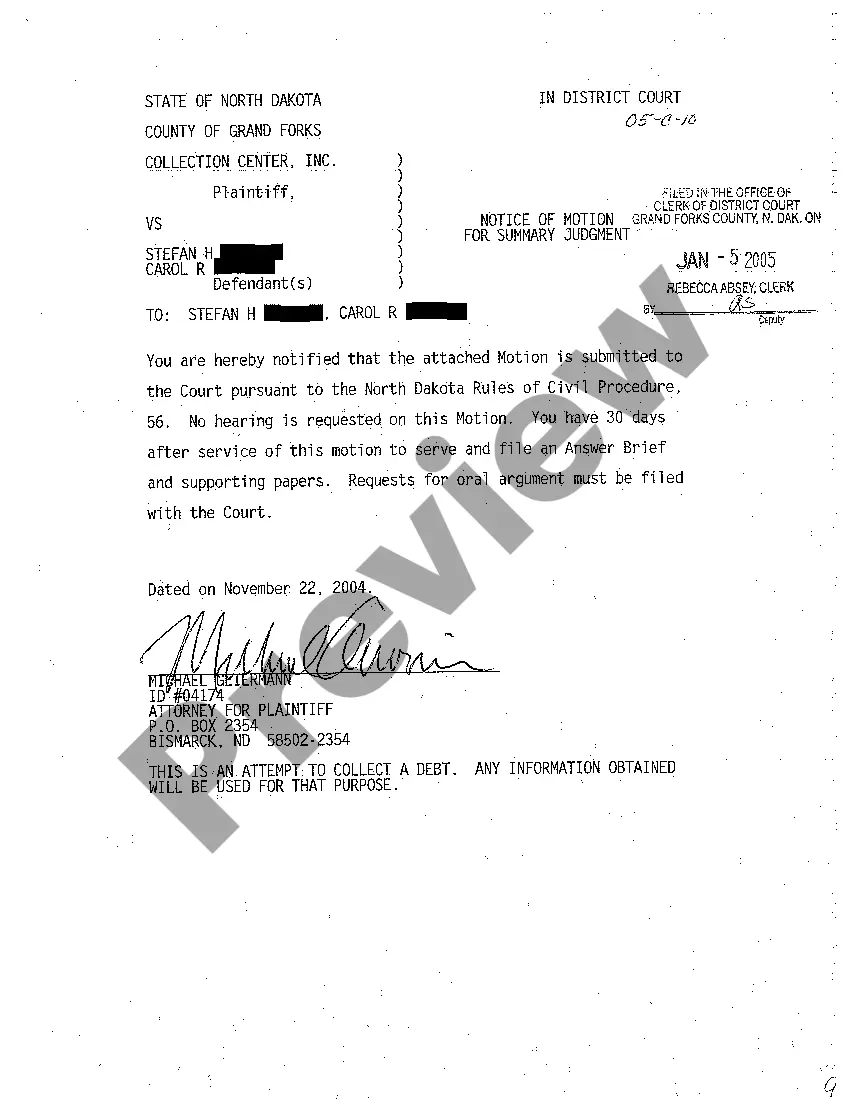 Preview A02 Motion for Summary Judgment by Plaintiff