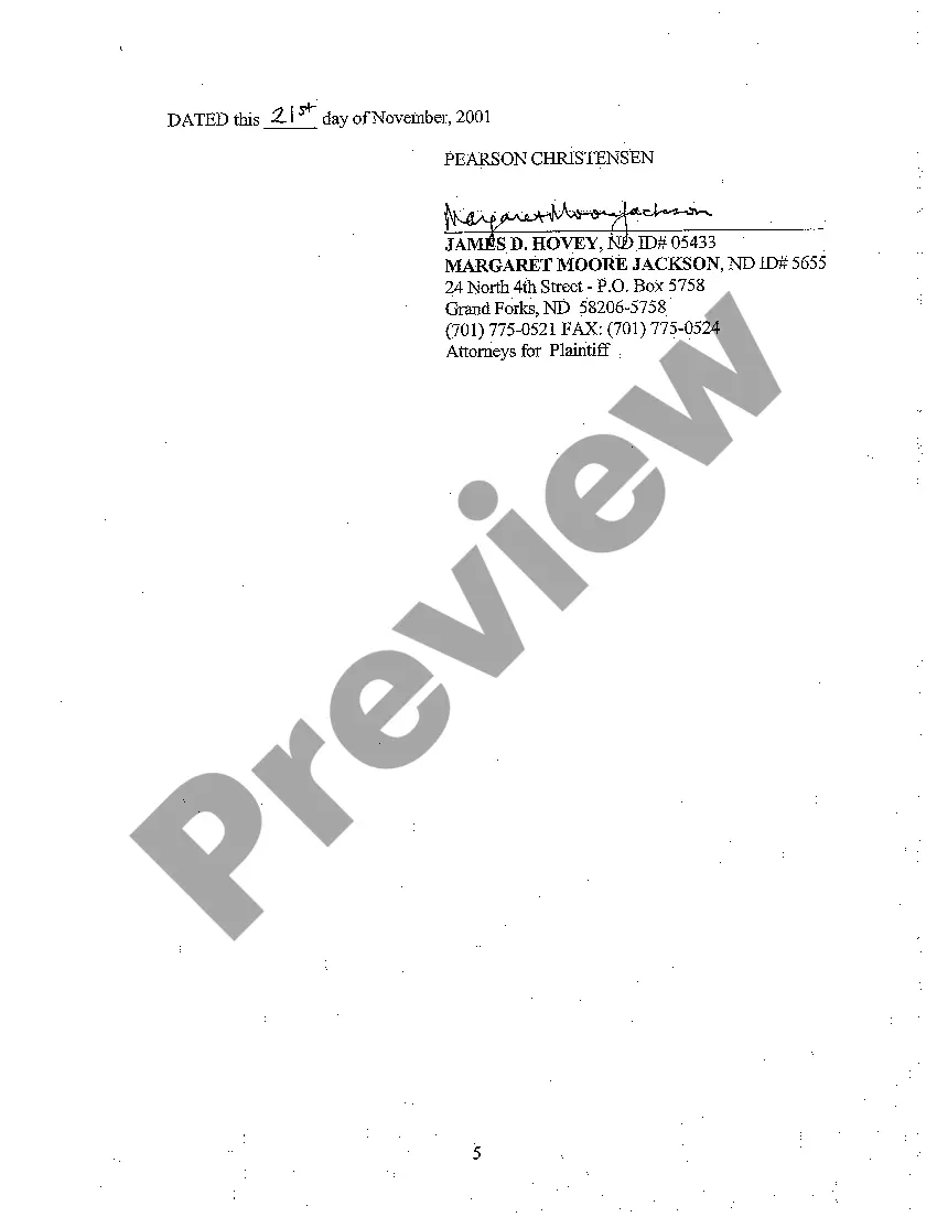 Preview A01 Complaint for Personal Injury for Slip and Fall at Shopping Center