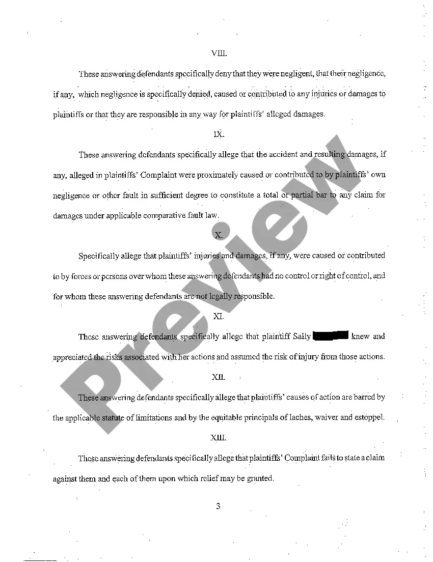 Preview A07 Separate Answers of Defendants