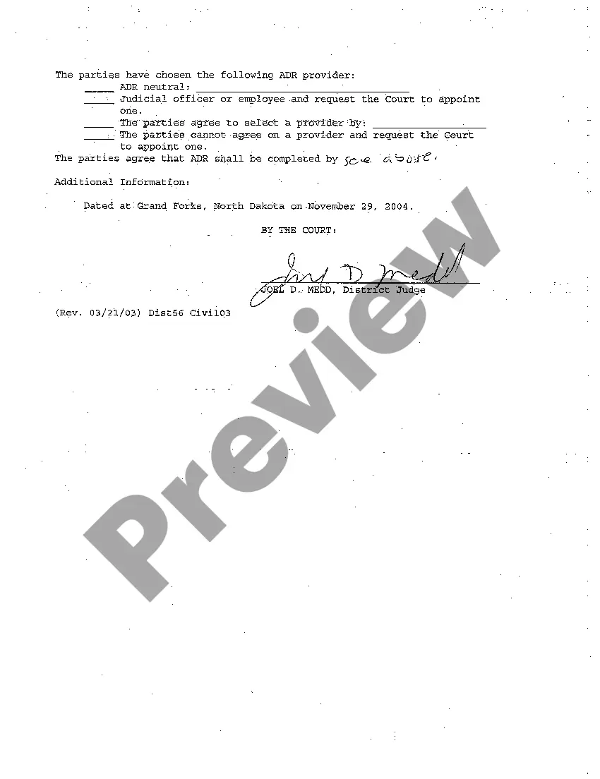 Preview A07 Scheduling Order