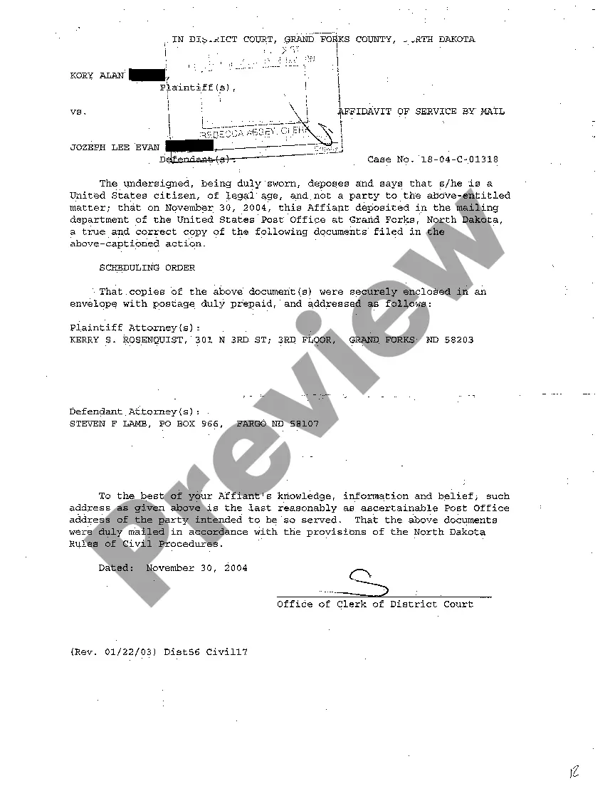 Preview A07 Scheduling Order