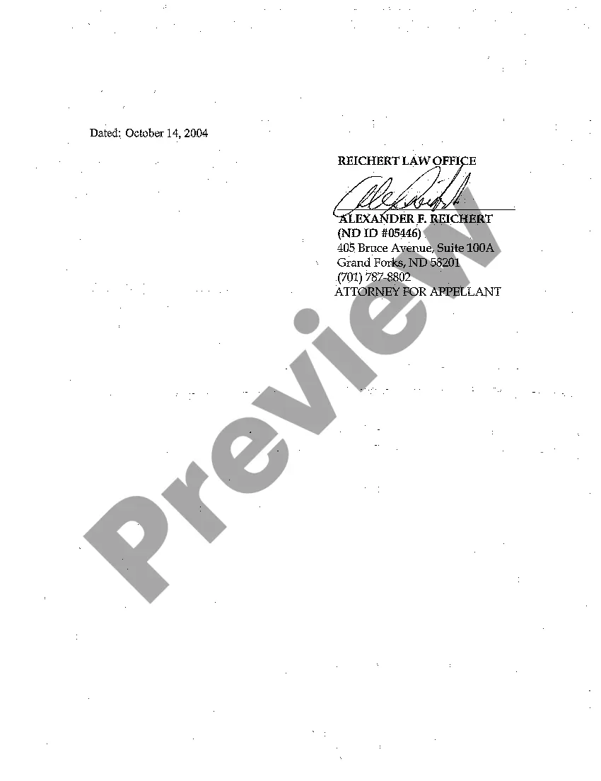 Get A01 Appellant's Notice of Appeal and Specification of Error Preview A01 Appellant's Notice of Appeal and Specification of Error
