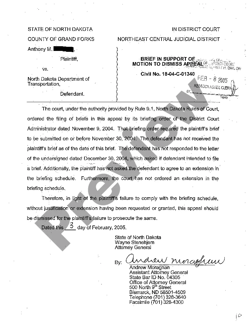 Preview A03 Motion to Dismiss Appeal