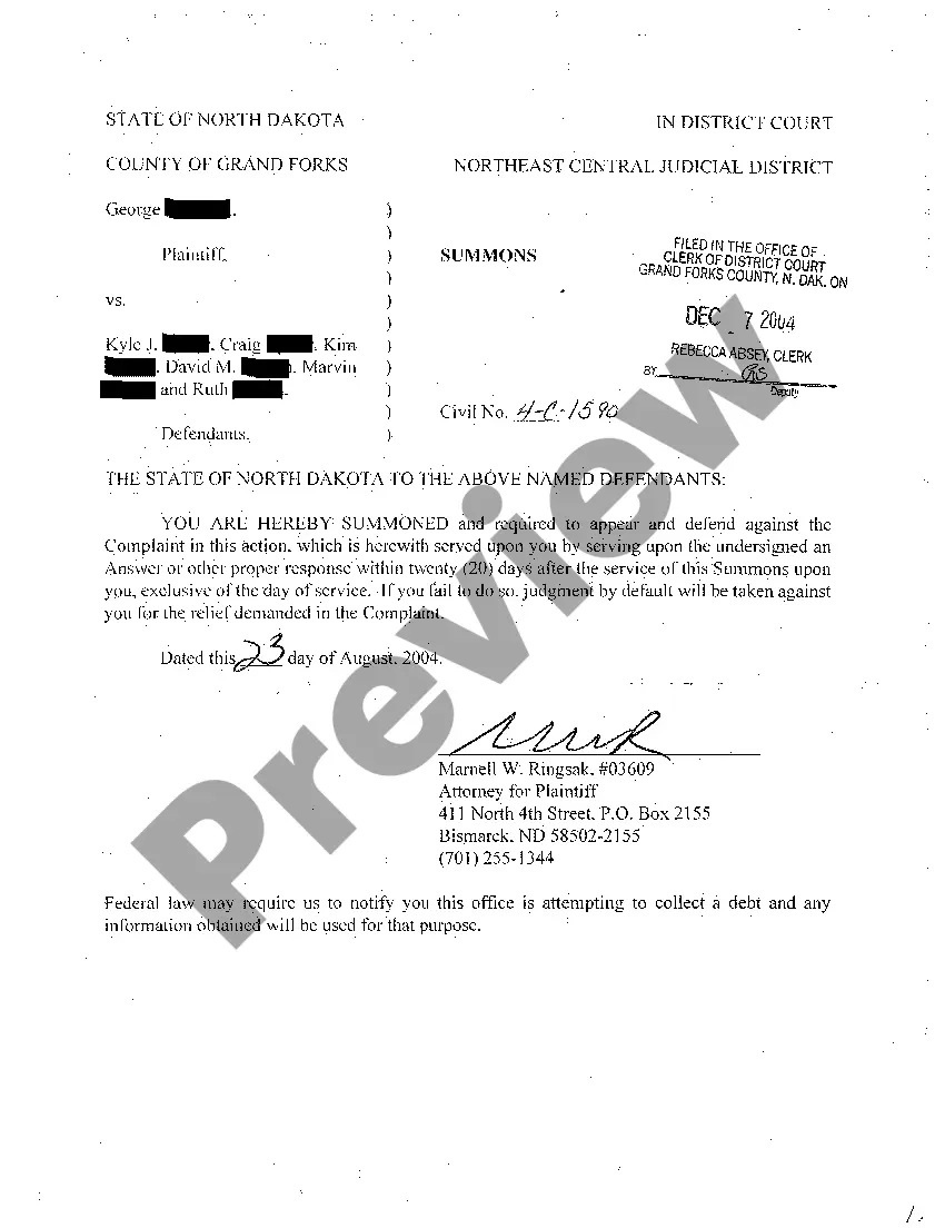 Preview A01 Complaint for Property Damage Caused by Stolen Vehicle