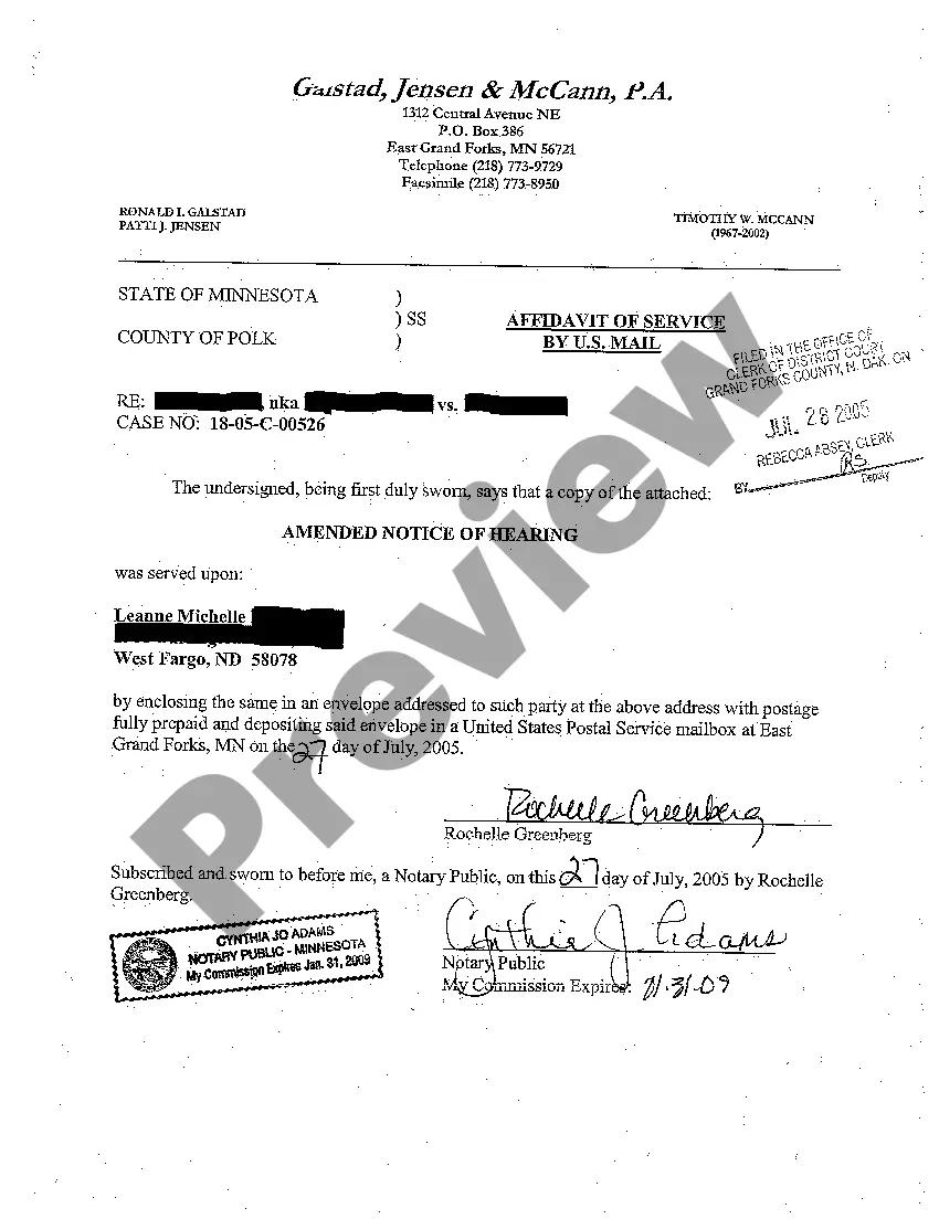 Preview A08 Amended Notice of Hearing