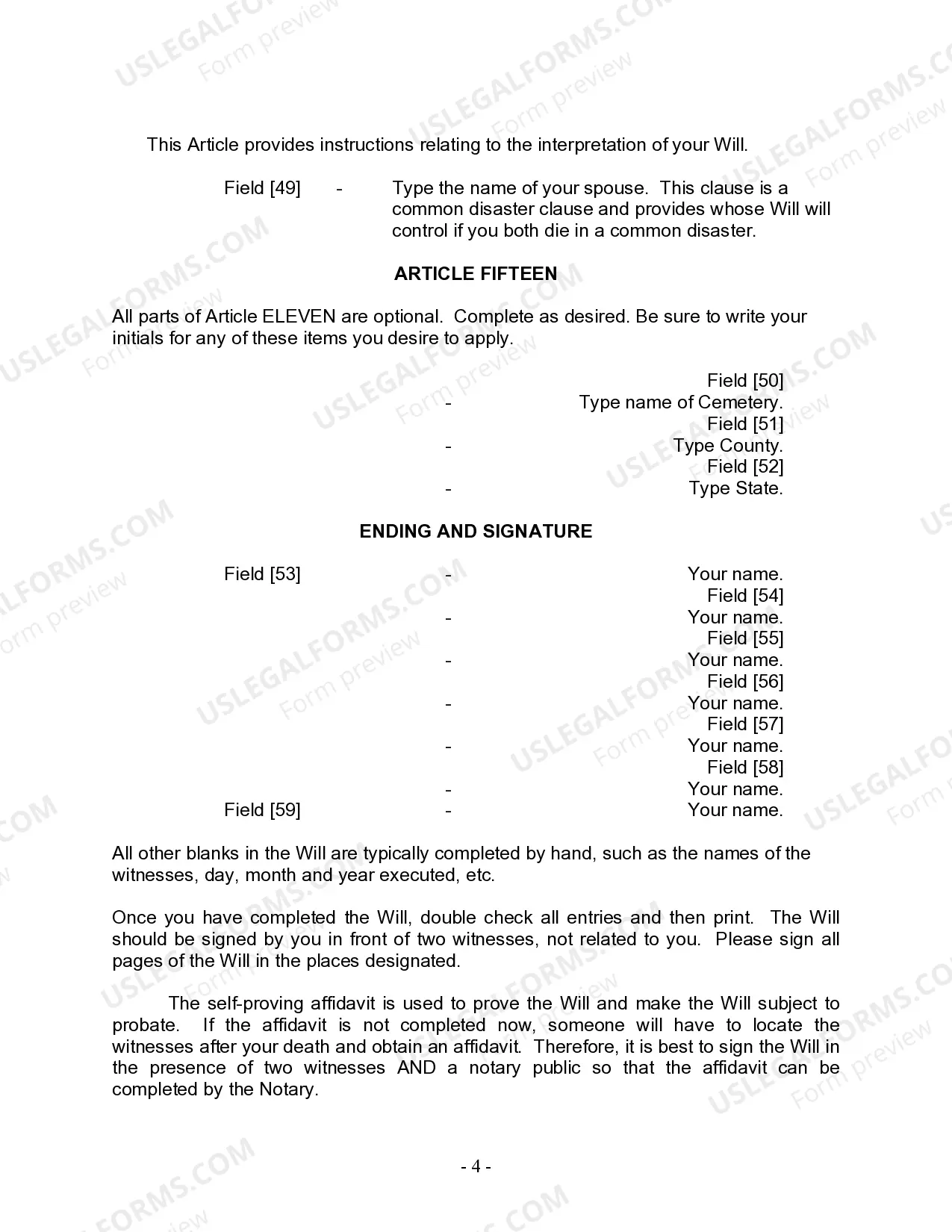 Preview Mutual Wills Package for Married Couple with Adult and Minor Children