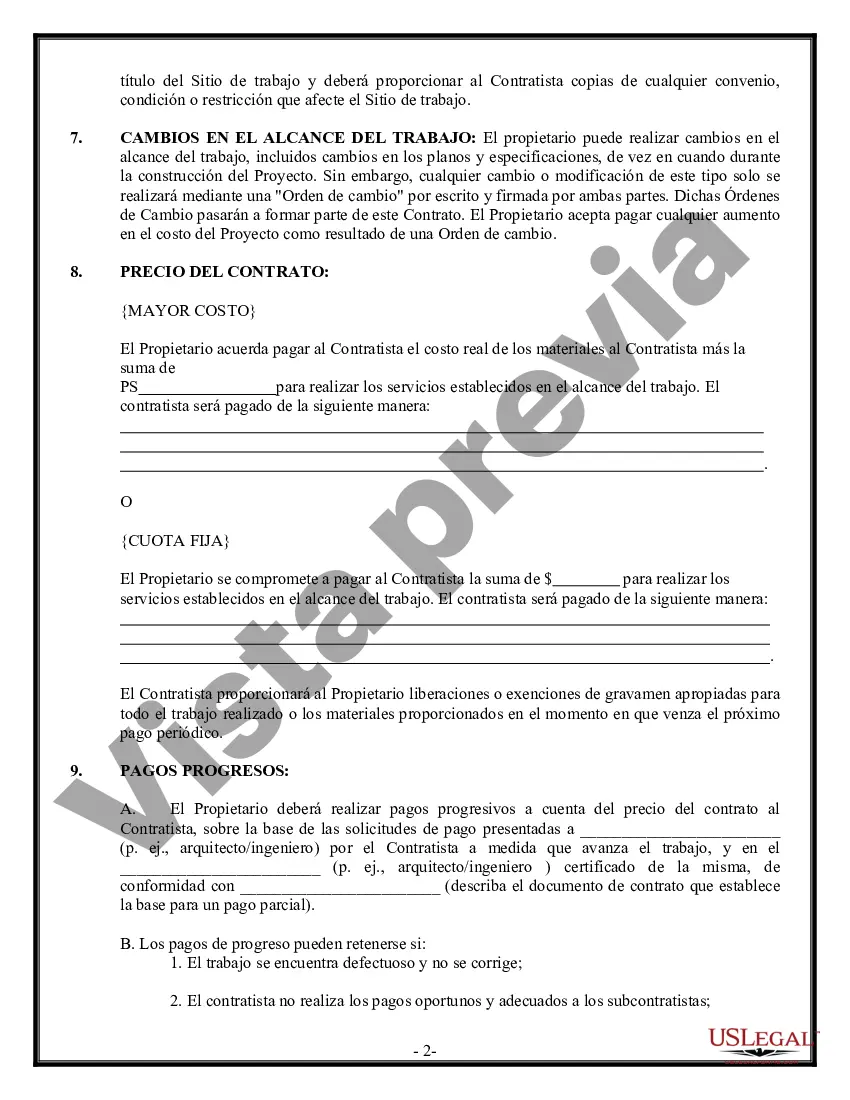 Preview Contrato Comercial para Contratista