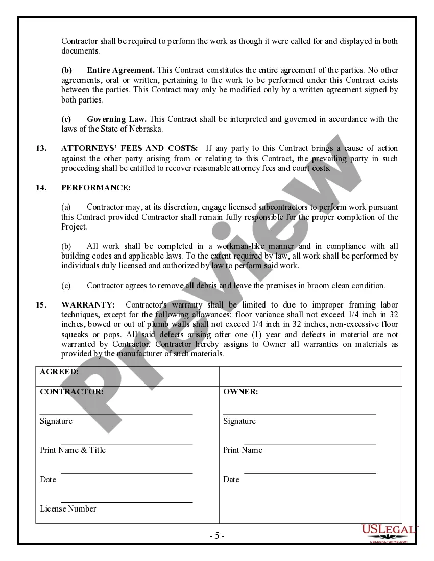 Preview Framing Contract for Contractor