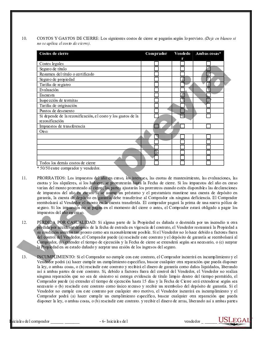 Preview Contrato de Compraventa de Bienes Inmuebles sin Corredor para Acuerdo de Venta de Casa Residencial