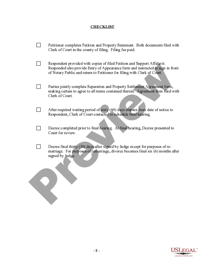 Preview Nebraska No-Fault Agreed Uncontested Divorce Package for Dissolution of Marriage for Persons with No Children with or without Property and Debts
