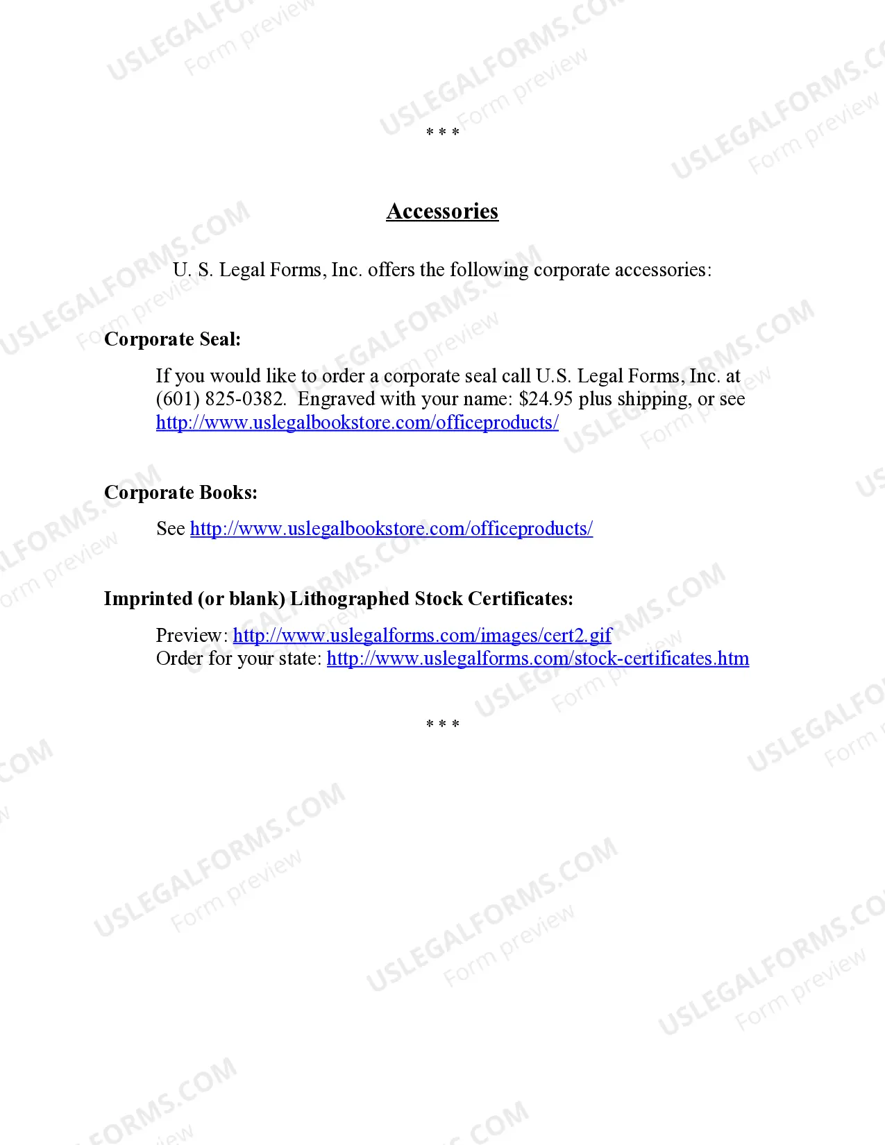 Preview Professional Corporation Package for Nebraska