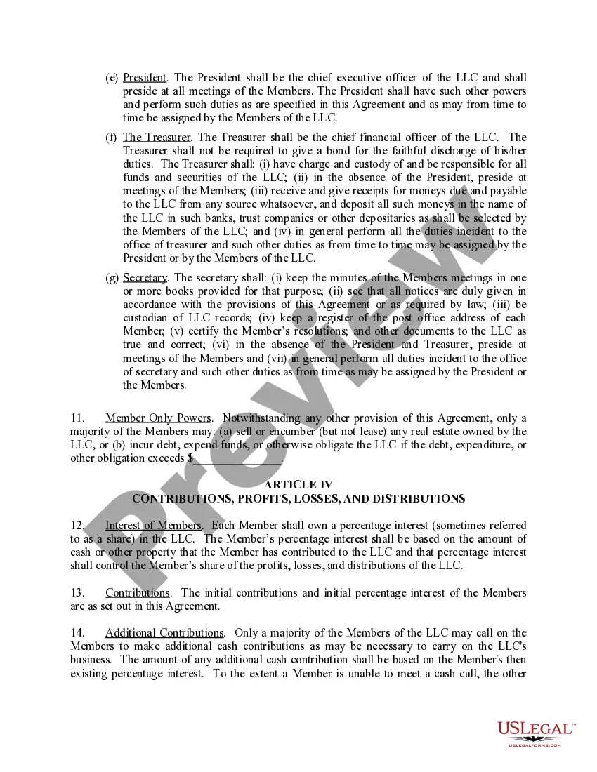 Get Limited Liability Company LLC Operating Agreement Preview Limited Liability Company LLC Operating Agreement