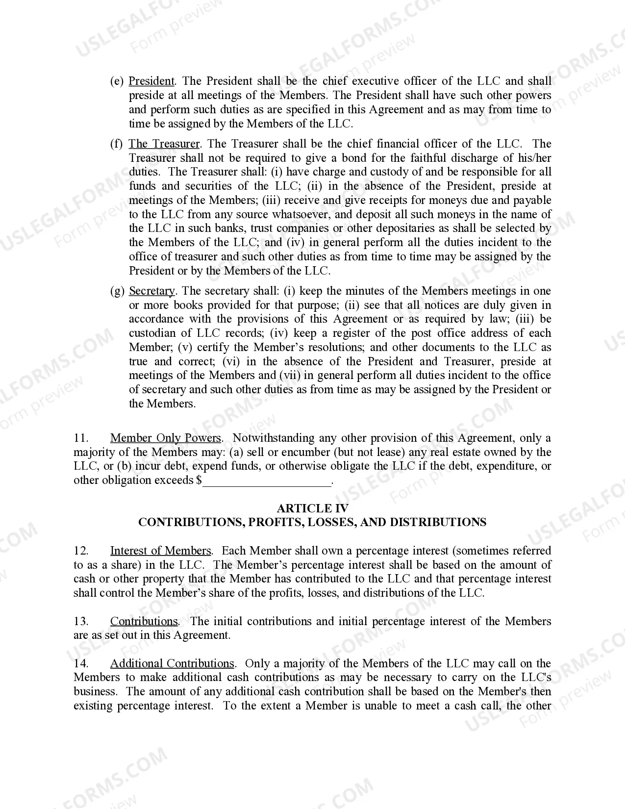 Preview Nebraska Professional Limited Liability Company PLLC Formation Package