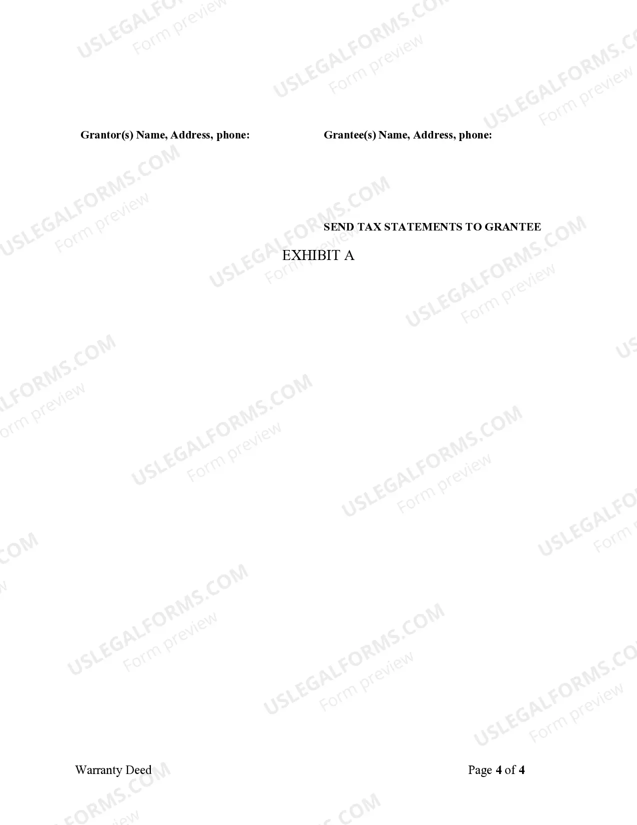 Preview Warranty Deed from Husband and Wife to Husband and Wife