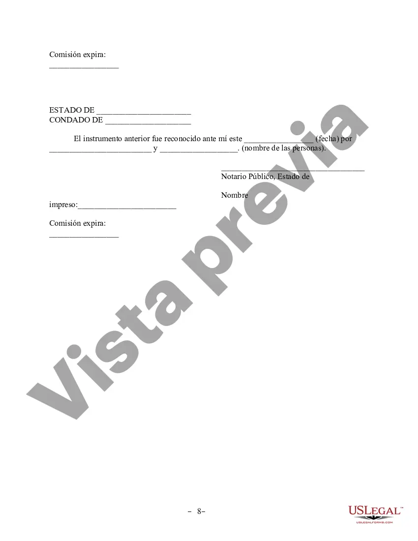 Preview Acuerdo de propiedad posnupcial - Nebraska