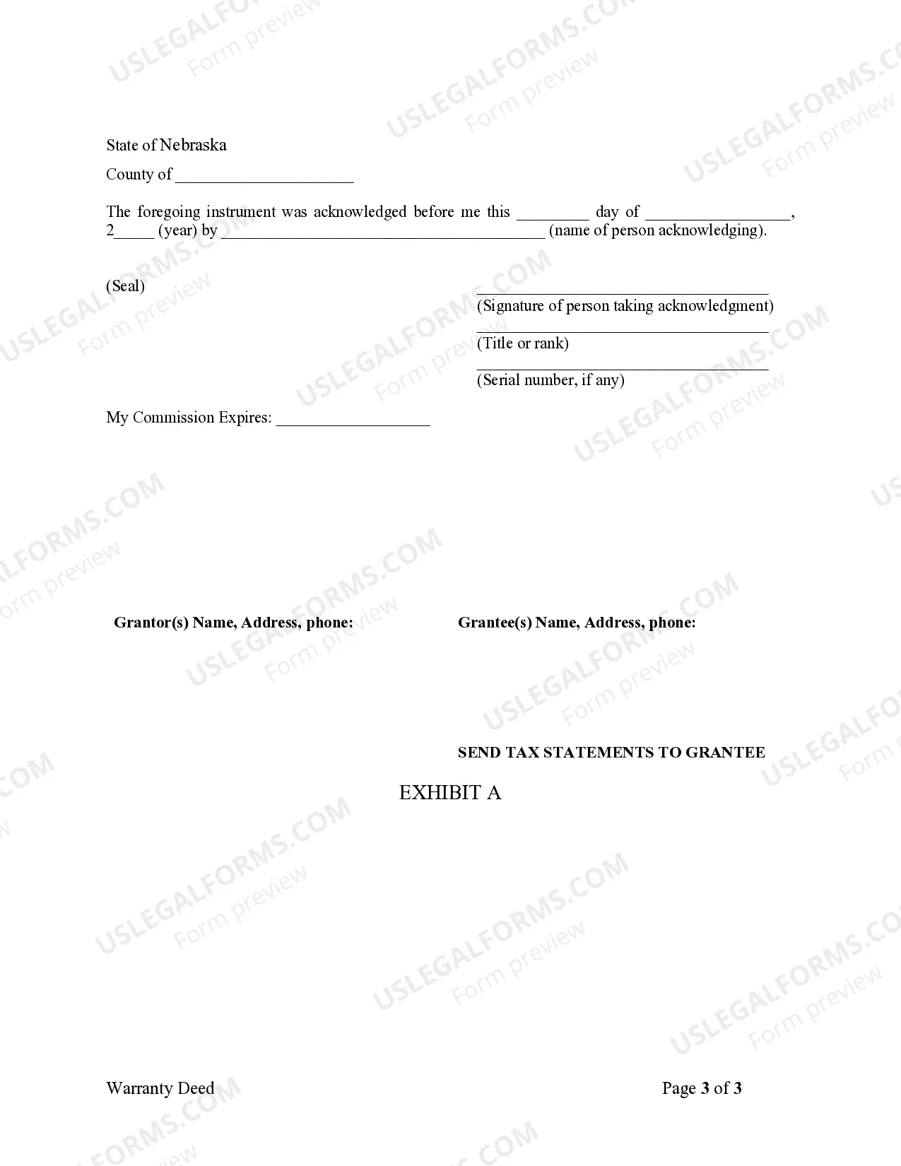 Preview Warranty Deed from Husband and Wife to an Individual