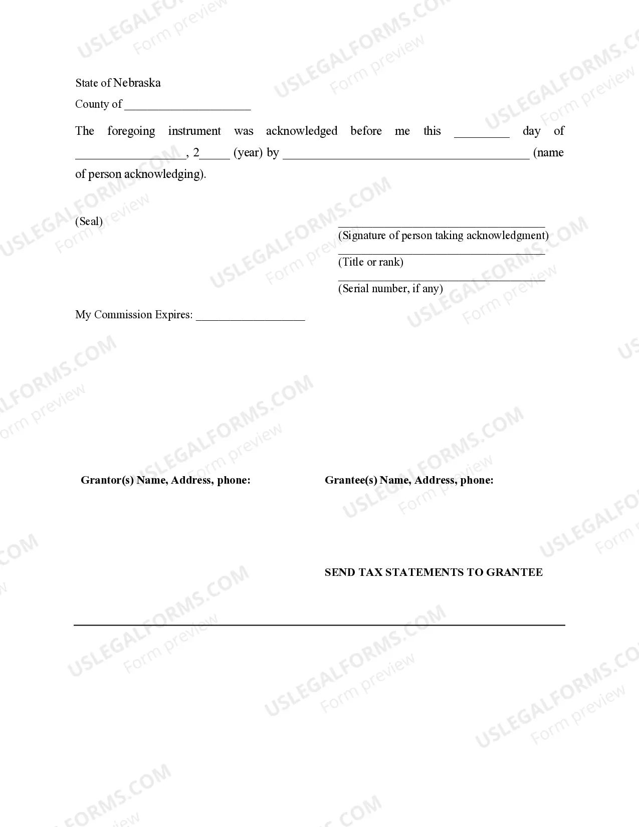 Preview Warranty Deed to Child Reserving a Life Estate in the Parents