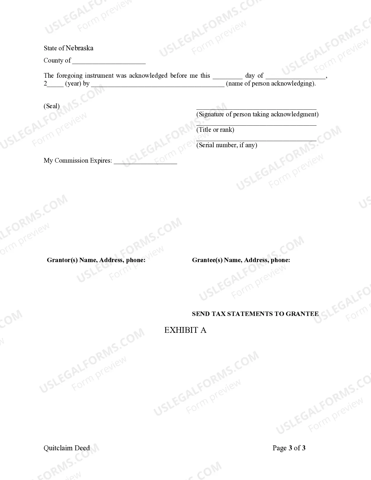 Preview Quitclaim Deed by Two Individuals to LLC