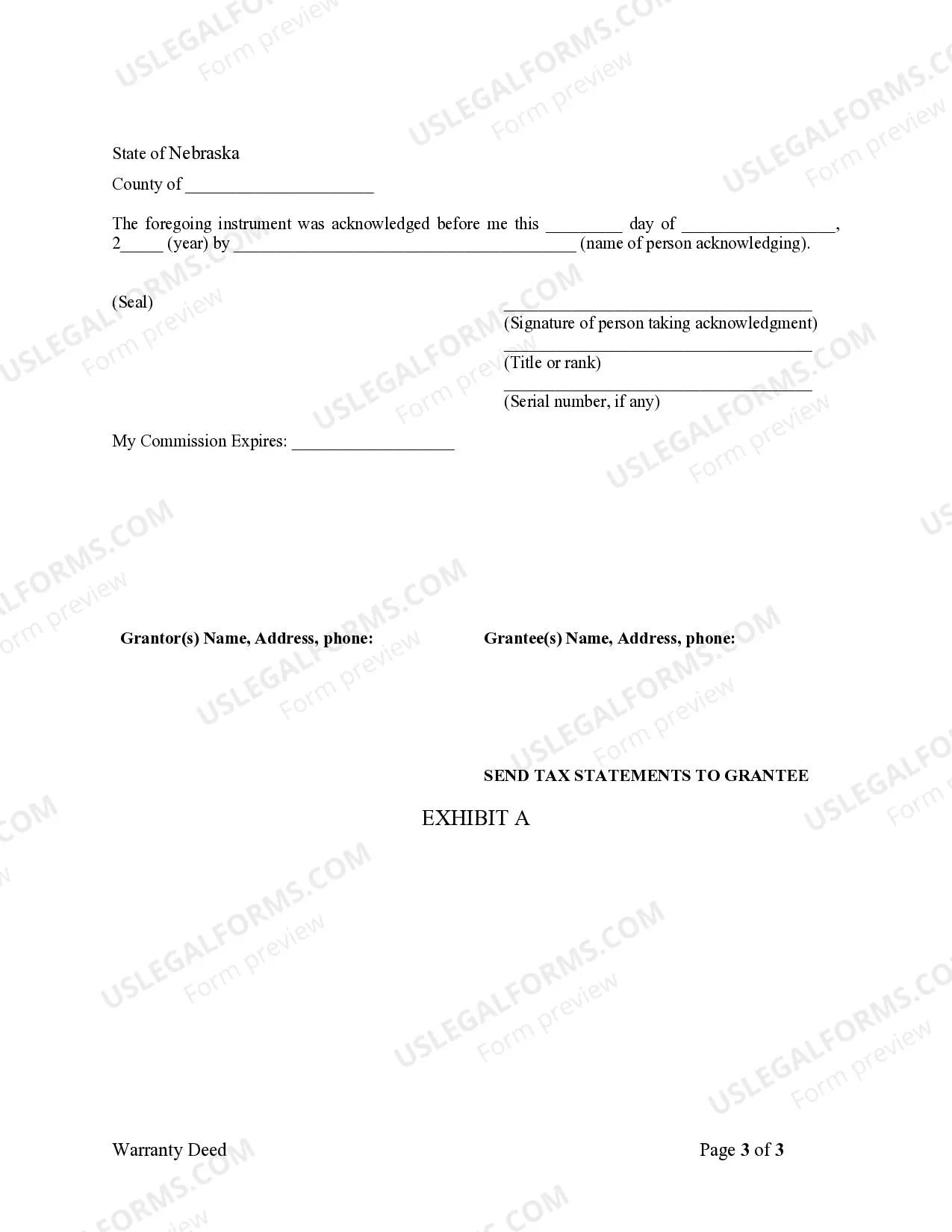 Preview Warranty Deed from Husband and Wife to LLC