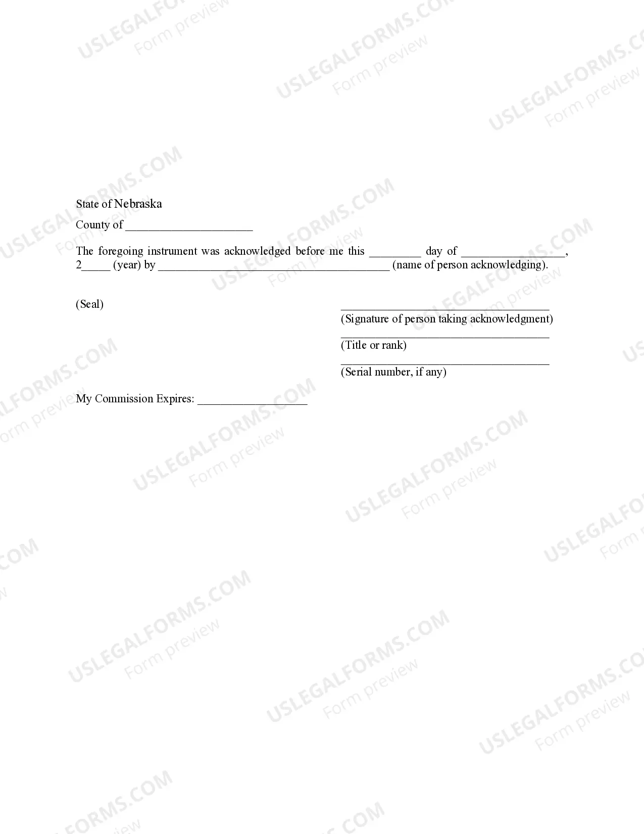 Preview Property Statement - Adult Children