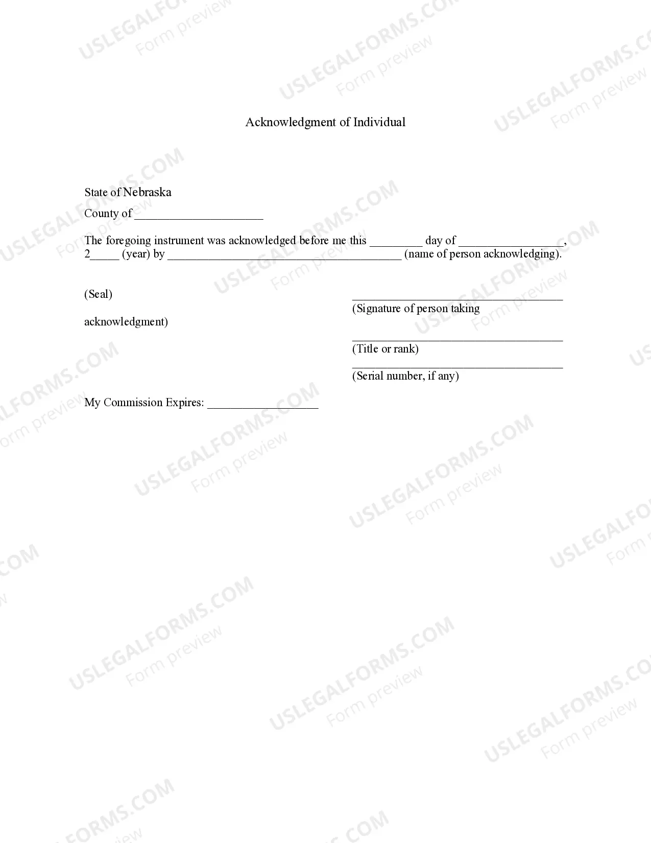 Preview Bill of Sale without Warranty by Individual Seller