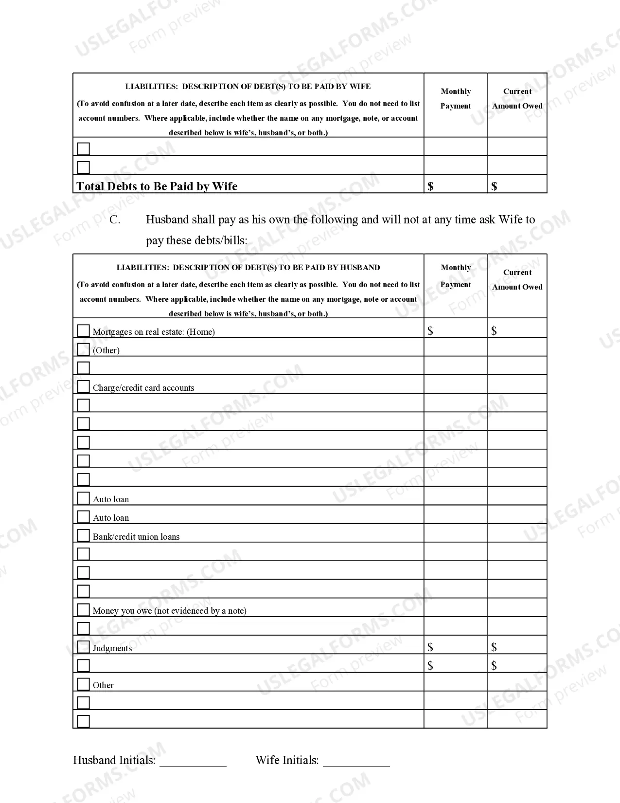 Preview Marital Domestic Separation and Property Settlement Agreement Adult Children Parties May have Joint Property or Debts where Divorce Action Filed