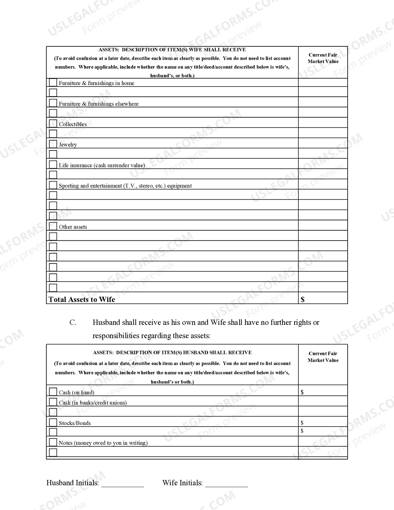 Preview Marital Domestic Separation and Property Settlement Agreement Adult Children Parties May have Joint Property or Debts where Divorce Action Filed
