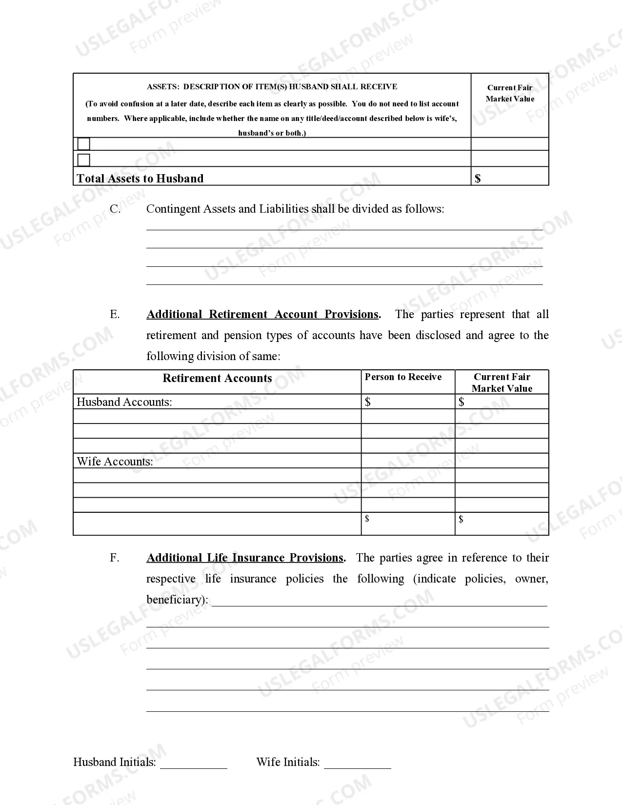 Preview Marital Domestic Separation and Property Settlement Agreement Adult Children Parties May have Joint Property or Debts where Divorce Action Filed