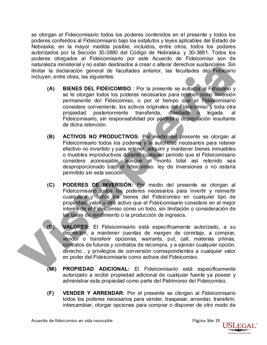 Preview Fideicomiso en vida para esposo y esposa sin hijos