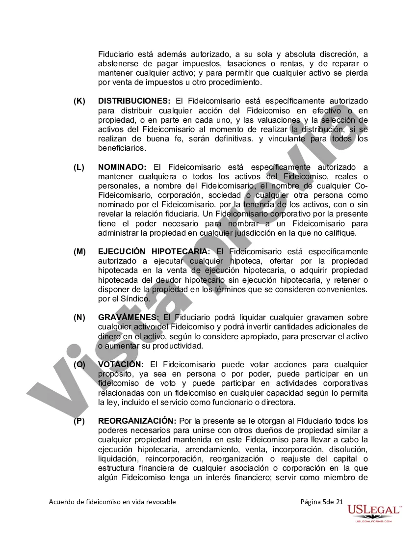 Preview Fideicomiso en vida para esposo y esposa con un hijo