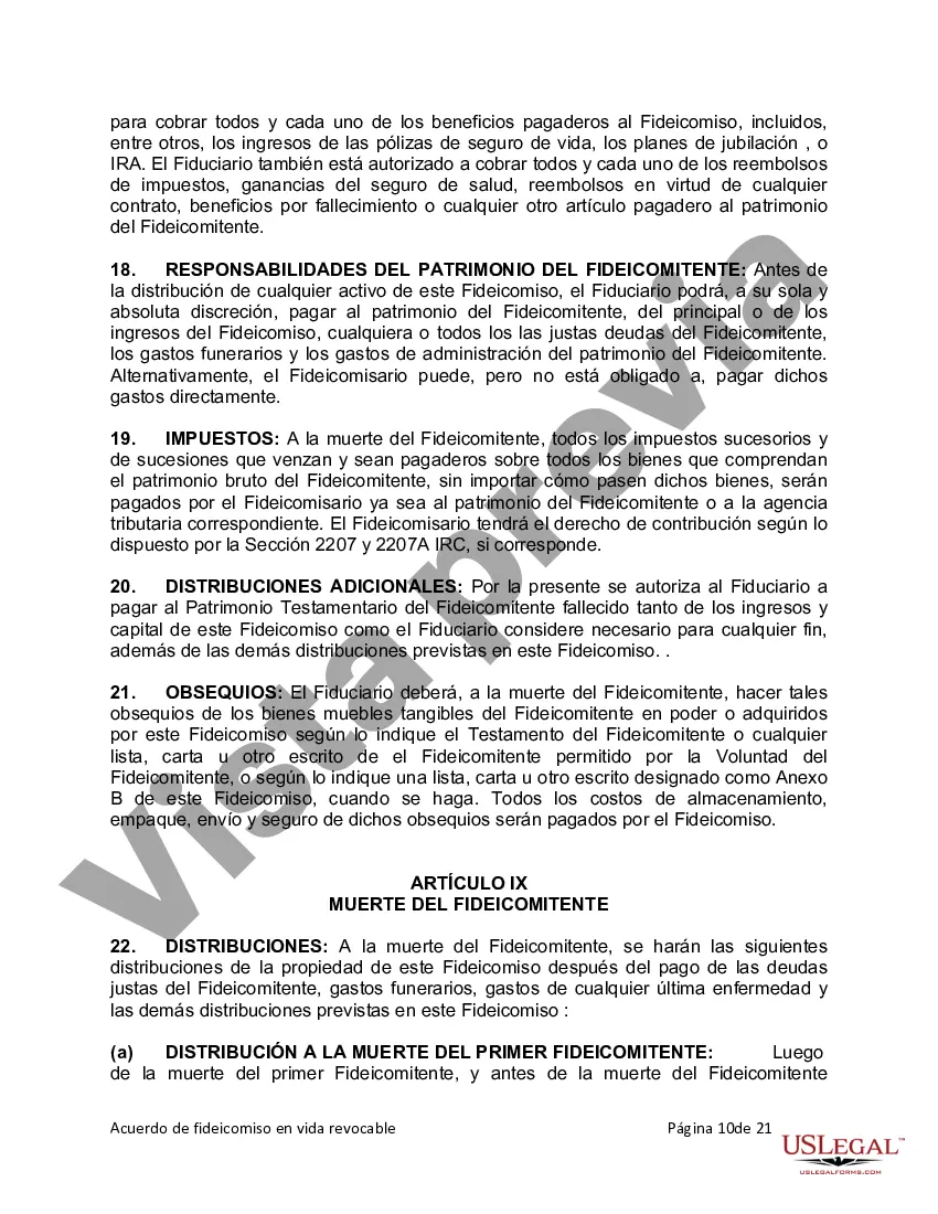 Preview Fideicomiso en vida para esposo y esposa con hijos menores o adultos