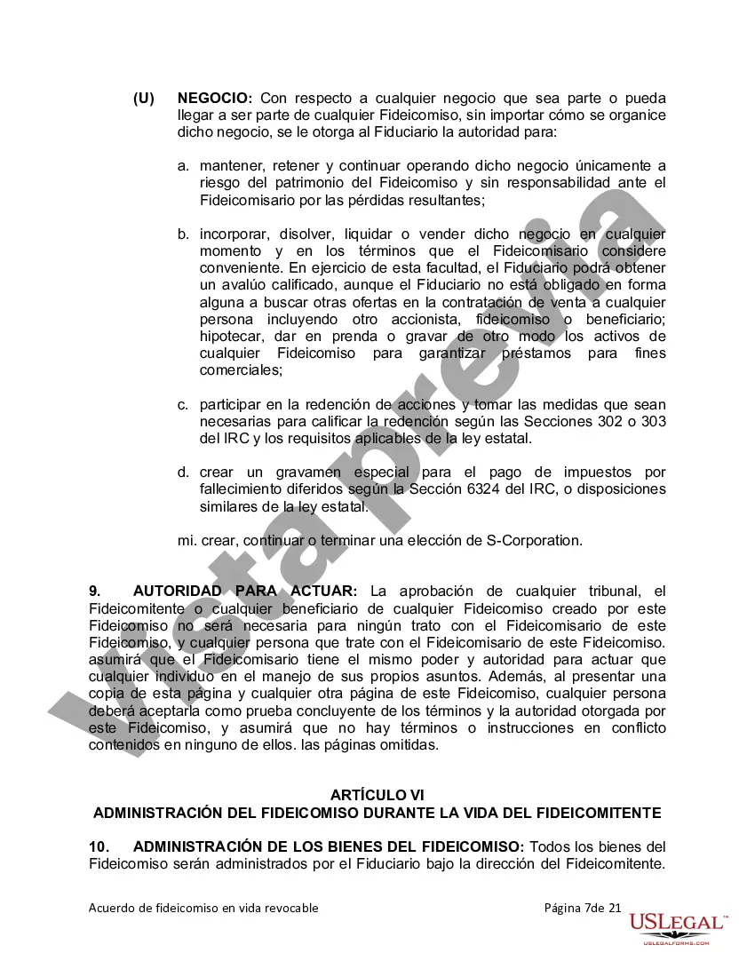 Preview Fideicomiso en vida para esposo y esposa con hijos menores o adultos