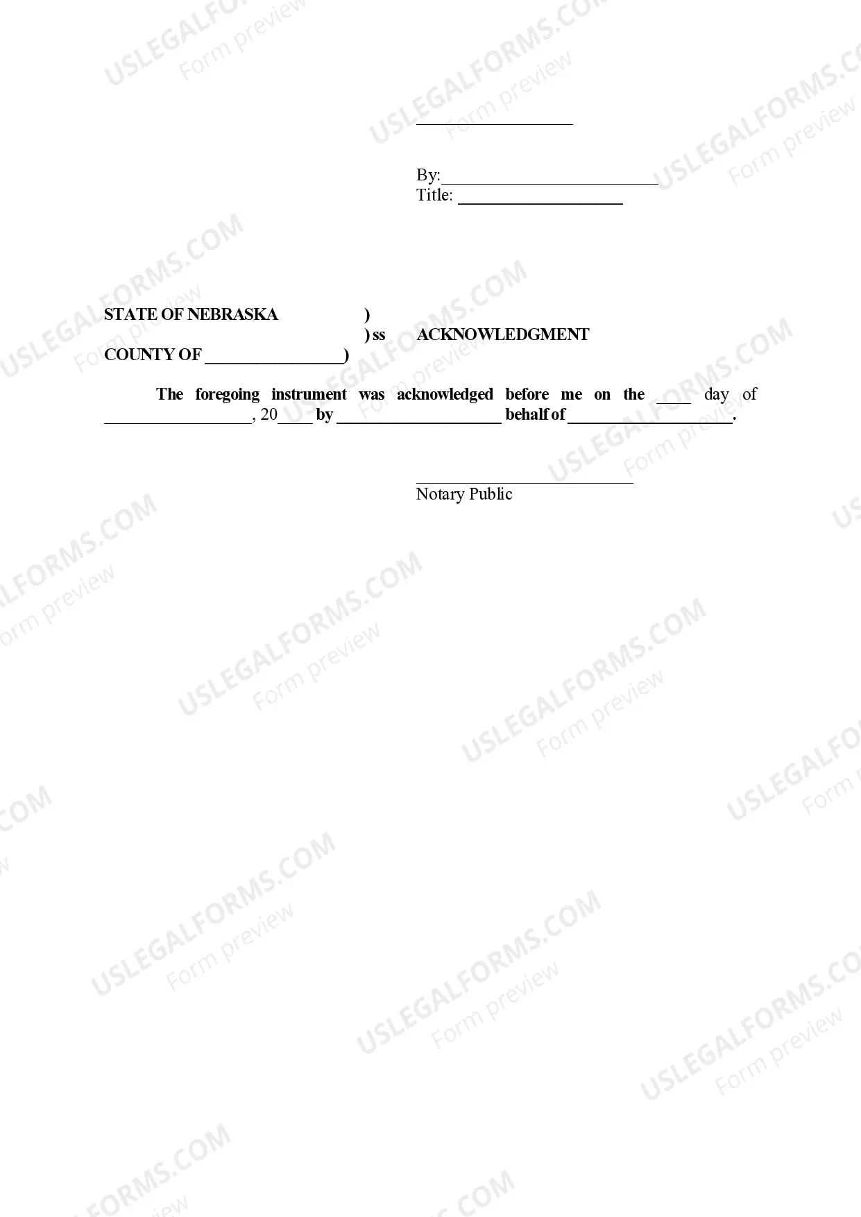 Preview Limited Subordination to the Government