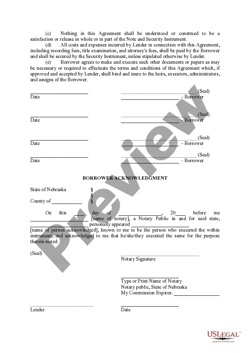 Preview Loan Modification Agreement