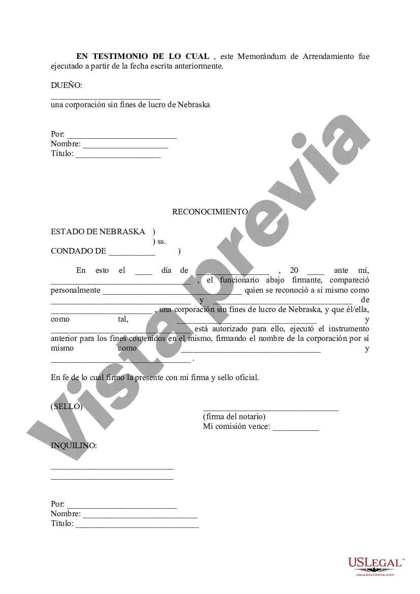 Preview Memorándum de Arrendamiento de Terreno