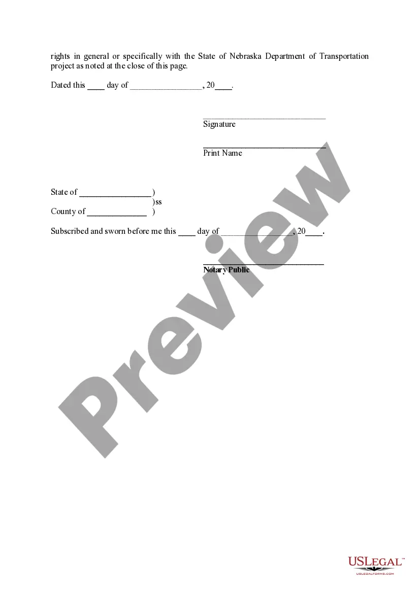 Preview Permanent Easement
