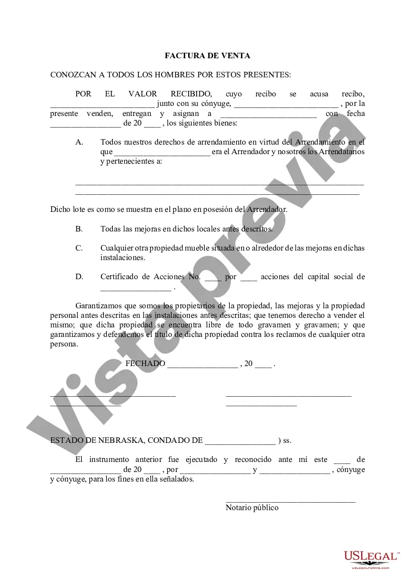 Preview Factura de venta